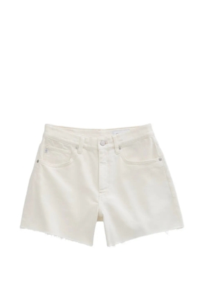 AGL Halle raw-edge shorts - White