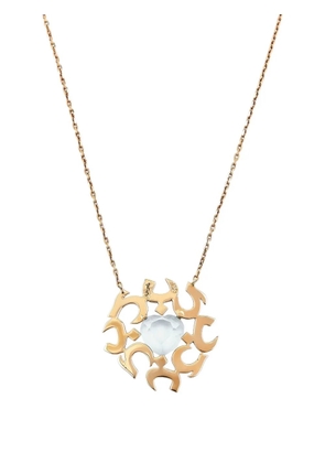 Bil Arabi Hobb blue topaz pendant necklace - Gold