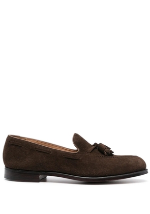 Crockett & Jones Cavendish 30mm suede loafers - Brown