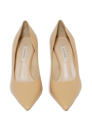 Casadei pointed-toe spool-heel pumps - Neutrals