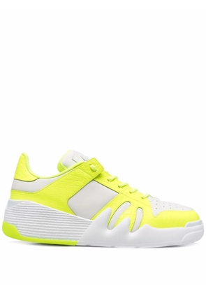 Giuseppe Zanotti Talon hi-top leather sneakers - White