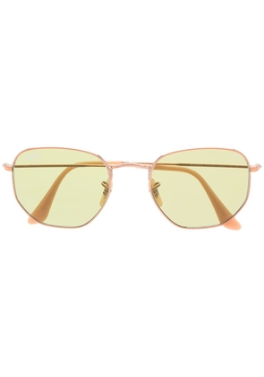 Ray-Ban RB3548N hexagonal sunglasses - Gold