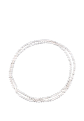 Alor pearl-bead single-thread necklace - Neutrals