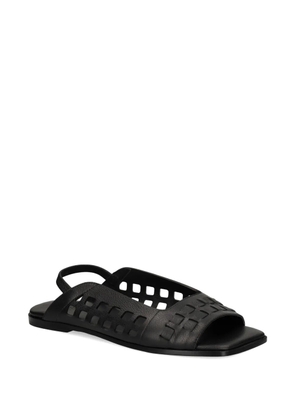 Vic Matie cut-out leather sandals - Black