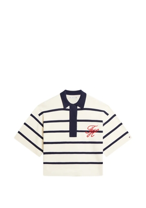 Tommy Hilfiger striped polo top - Neutrals