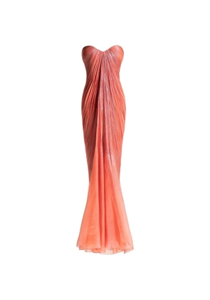 Maria Lucia Hohan Victoria ruched maxi dress - Orange