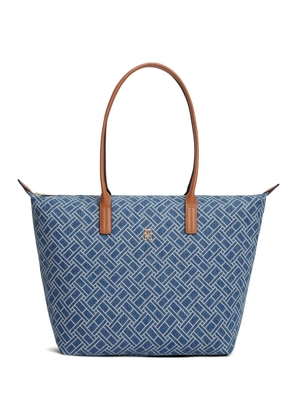Tommy Hilfiger monogram-print tote bag - Blue