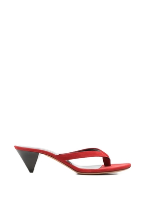 Jude Rooty leather sandals - Red