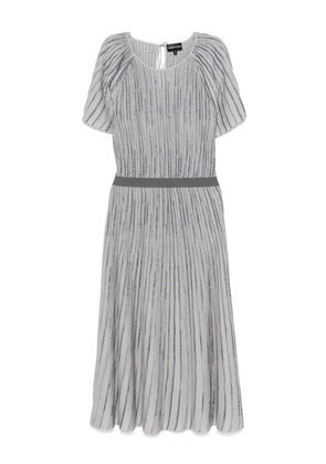 Emporio Armani pleated dress - Grey