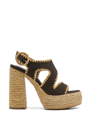 Paloma Barceló Wanda heeled sandals - Brown