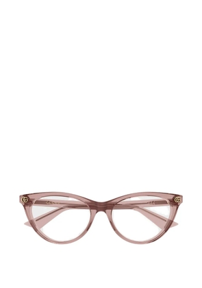 Gucci Eyewear Double-G cat-eye glasses - Pink