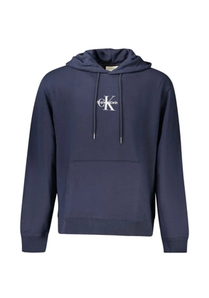 Calvin Klein logo-print hoodie - Blue