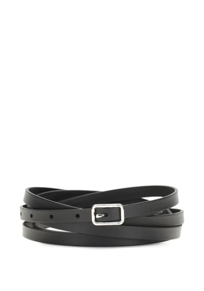 Givenchy double-buckle leather belt - Black