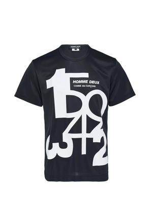 Comme des Garçons Homme Deux logo-print T-shirt - Black