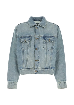 FEAR OF GOD ESSENTIALS Essentials logo-patch denim jacket - Blue