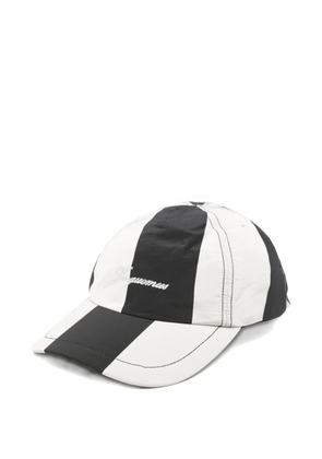 Jacquemus La Casquette Baluchon striped cap - White