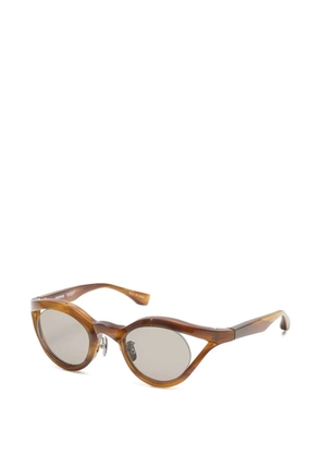 Undercover x Factory900 cat-eye frame sunglasses - Neutrals