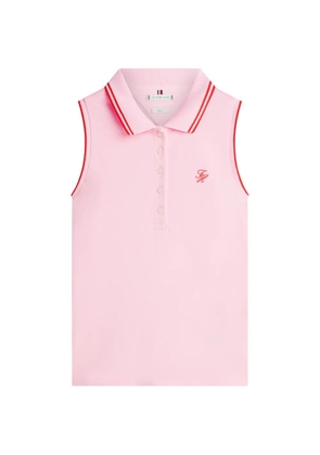 Tommy Hilfiger 1985 slim-fit sleeveless cotton polo shirt - Pink