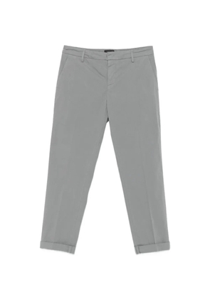 DONDUP pressed-crease turned-up trousers - Grey