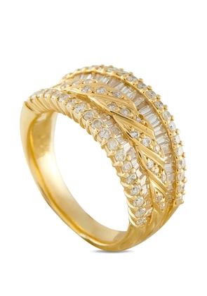 LB Exclusive Intricate diamond 1.53ct 18K yellow gold ring