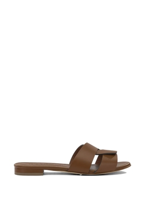 Sergio Levantesi Aria6 Tryde cut-out leather sandals - Brown