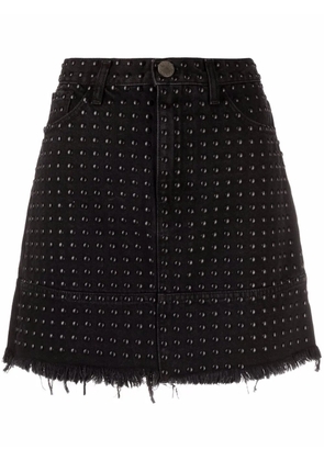 PINKO studded denim skirt - Black