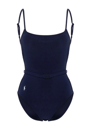 Polo Ralph Lauren terry-cloth belted swimsuit - Blue
