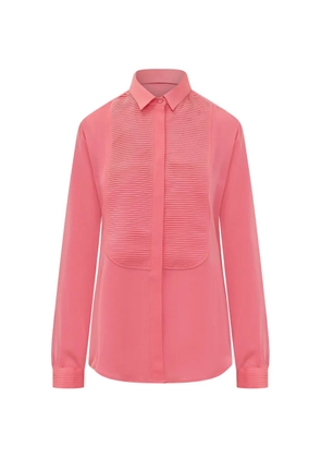 TOM FORD pleated-bib shirt - Pink