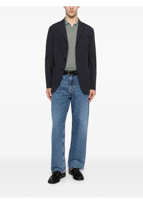 Boglioli single-breasted cotton blazer - Blue