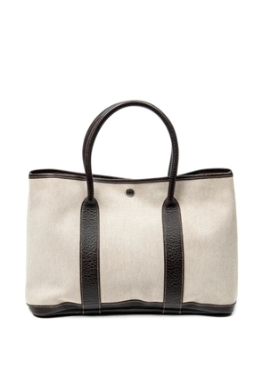 Hermès Pre-Owned 2004 Toile and Negonda Garden Party 36 tote bag - Neutrals