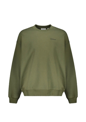 Off-White Arrows-print sweatshirt - Green