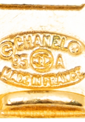 CHANEL Pre-Owned CC turn-lock earrings - Gold