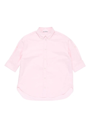 Acne Studios short-sleeve organic cotton shirt - Pink