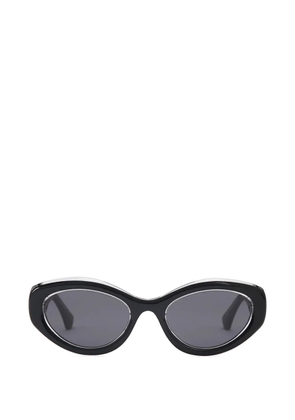 Kurt Geiger London oval-frame sunglasses - Grey