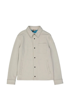 Herno buttoned shirt jacket - Neutrals