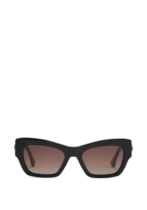 Kurt Geiger London eagle-motif cat-eye sunglasses - Black