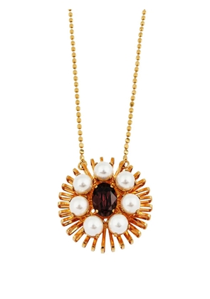 Anton Heunis crystal-embellished necklace - Gold