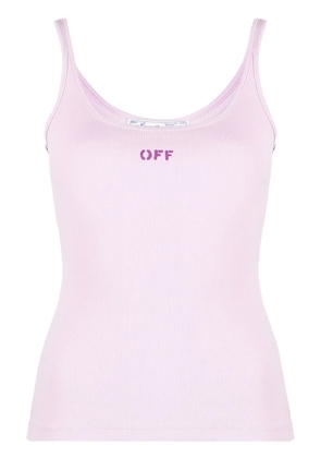 Off-White Off-stamp vest top - Purple