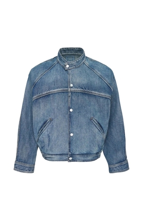 Wooyoungmi stand-collar denim jacket - Blue