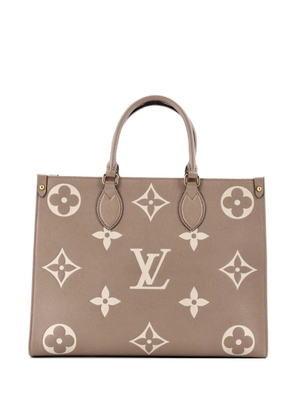 Louis Vuitton Pre-Owned OnTheGo Tote Bicolor Monogram Empreinte Giant MM shoulder bag - Neutrals
