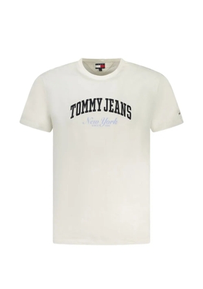 Tommy Jeans logo-print crew-neck T-shirt - White