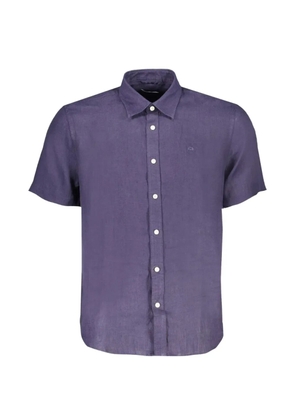 North Sails short-sleeve linen shirt - Blue