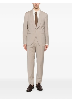 Manuel Ritz shawl-lapel single-breasted suit - Neutrals