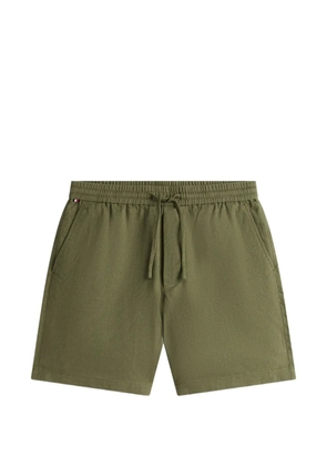 Tommy Hilfiger Dover drawstring-waist linen chino shorts - Green