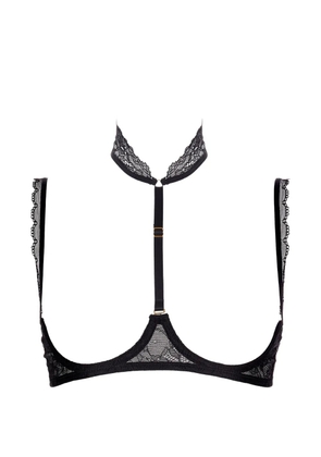Maison Close Le Petit Secret naked breast bra - Black