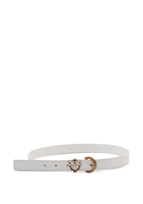 PINKO logo-detail buckle belt - White