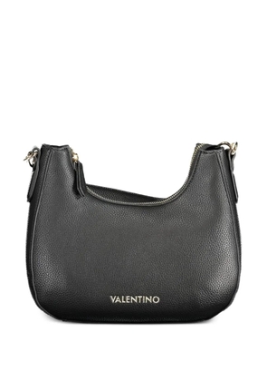 MARIO VALENTINO pebbled half-moon shoulder bag - Black
