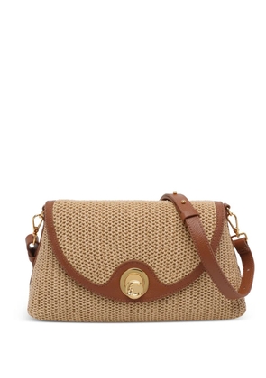 Coccinelle Nikila Straw shoulder bag - Neutrals