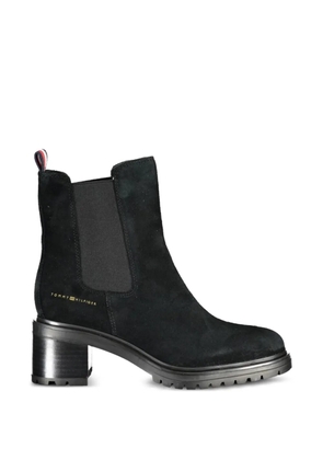 Tommy Hilfiger suede Chelsea boots - Black