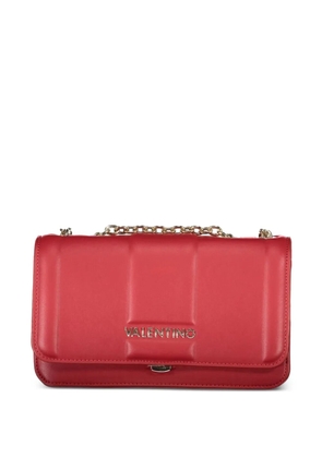MARIO VALENTINO logo-appliqué shoulder bag - Red